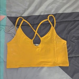 Yellow Crop Top